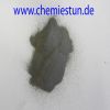 Bild: Reduktion von Kupferoxid mit Eisenpulver