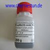Bild: Reduktion von Kupferoxid mit Eisenpulver