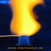 Bild: Flammfärbungen von Alkali- und Erdalkalisalzen